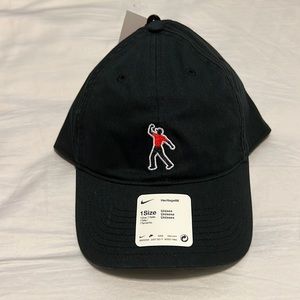 Nike Tiger Woods Fist Pump Heritage 86 Golf Cap Hat Black